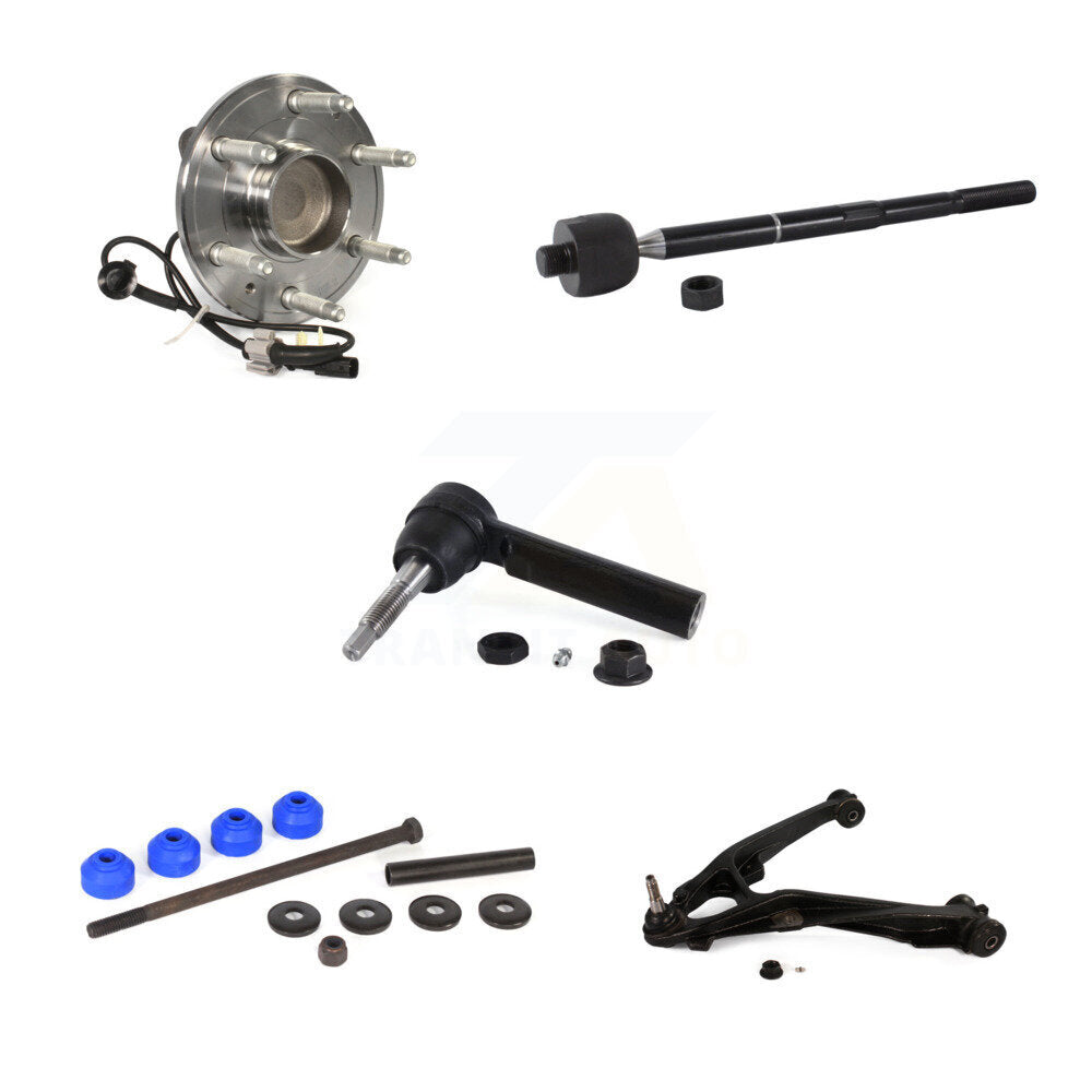 Kit de liaison de biellette de direction, roulement avant droit, bras de commande inférieur (5 pièces) pour GMC Sierra 150