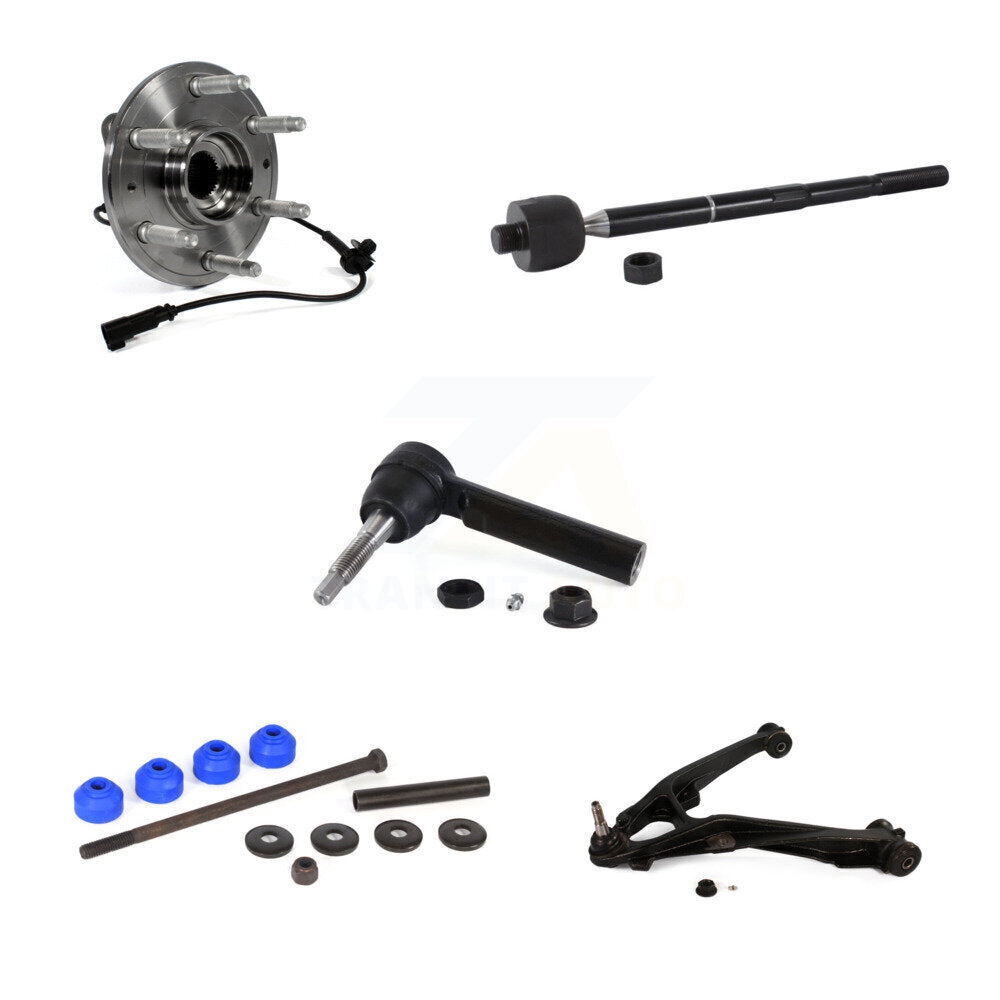 Kit de liaison de biellette de direction, roulement avant droit, bras de commande inférieur (5 pièces) pour GMC Sierra 150