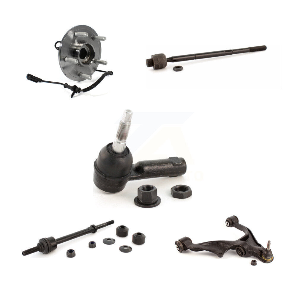Kit de liaison de biellette de direction, roulement avant droit, bras de commande inférieur (5 pièces) pour 12 Ram 1500 4W