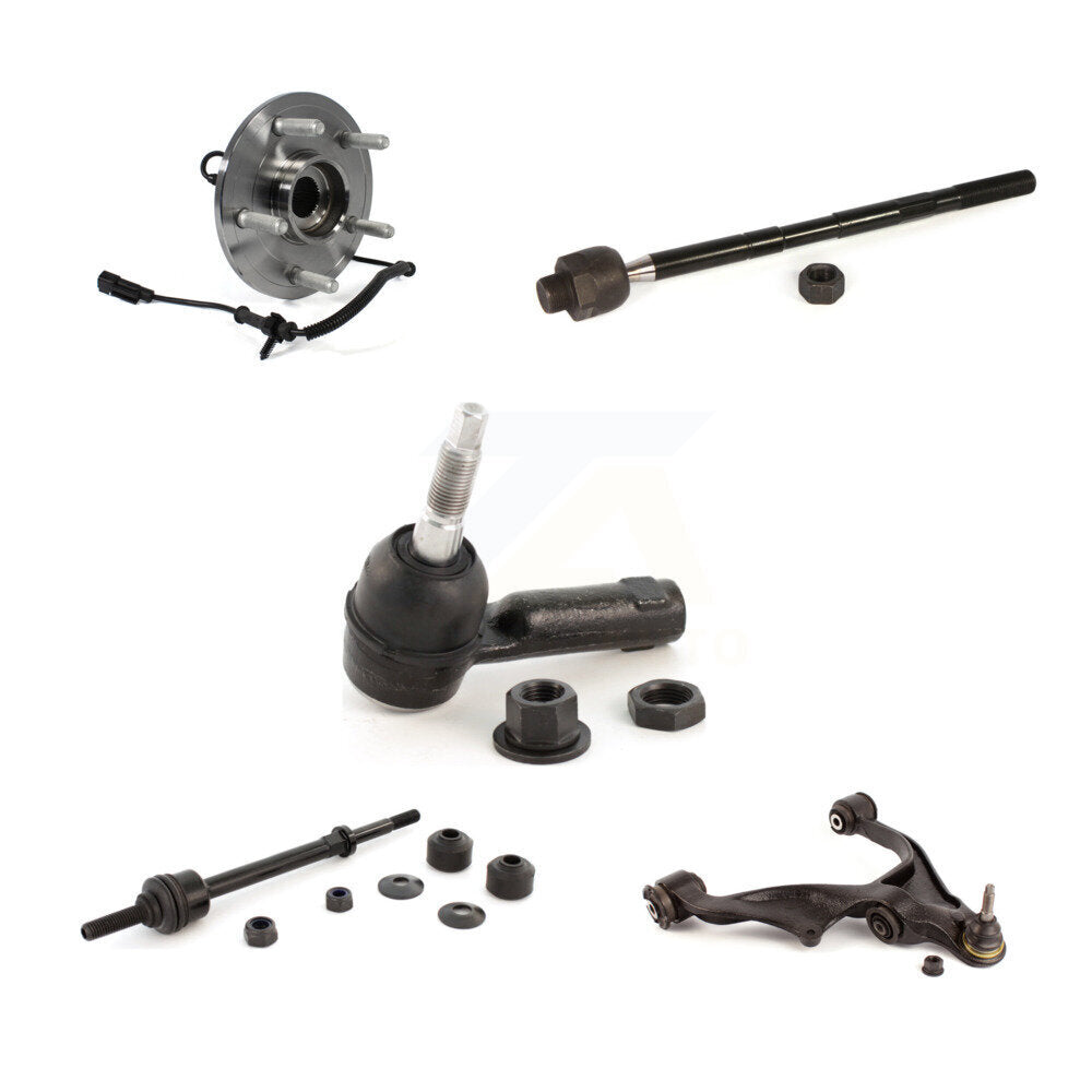 Kit de liaison de biellette de direction, roulement avant droit, bras de commande inférieur (5 pièces) pour 12 Ram 1500 4W