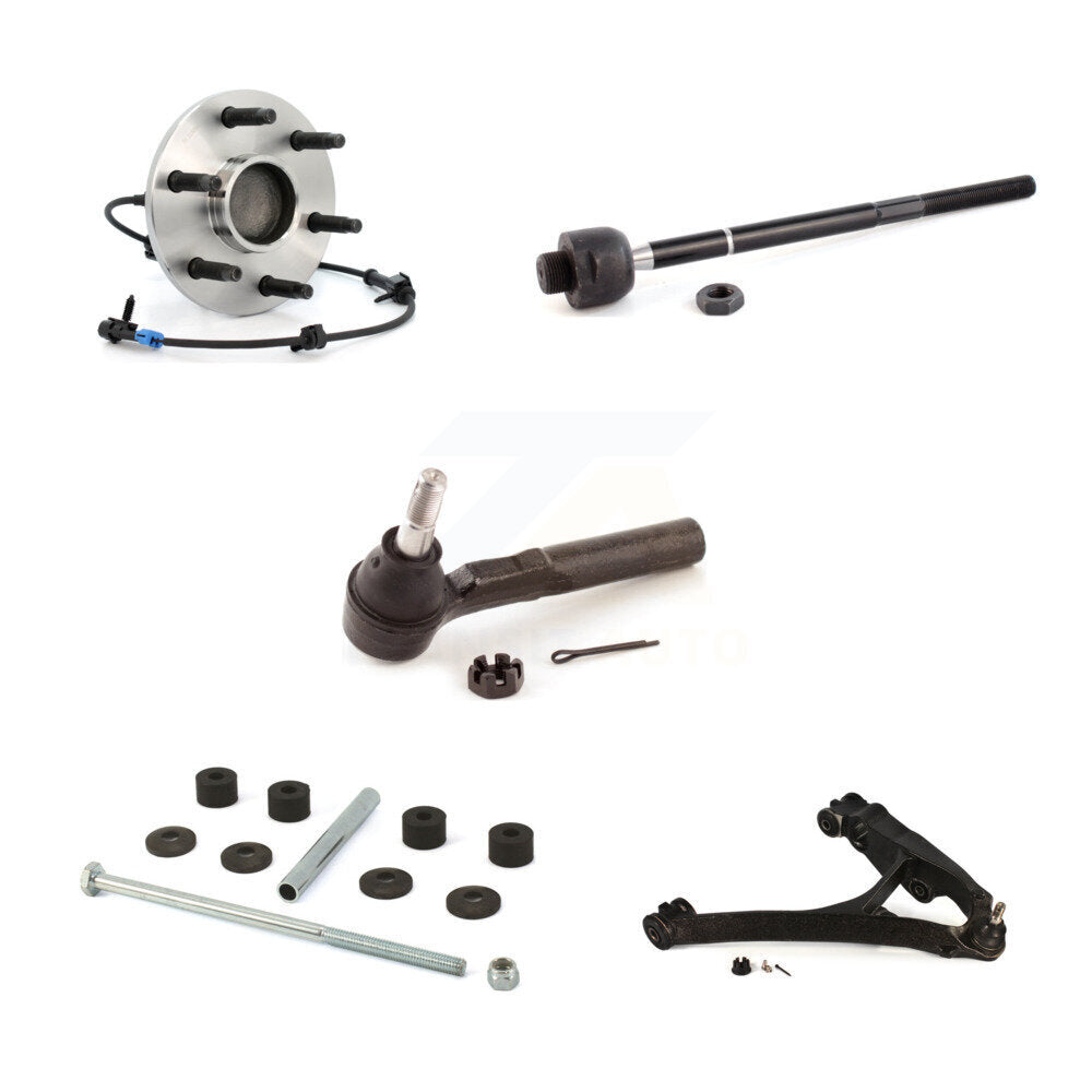 Kit de liaison de biellette de direction, roulement avant droit, bras de commande inférieur (5 pièces) pour GMC Sierra 150