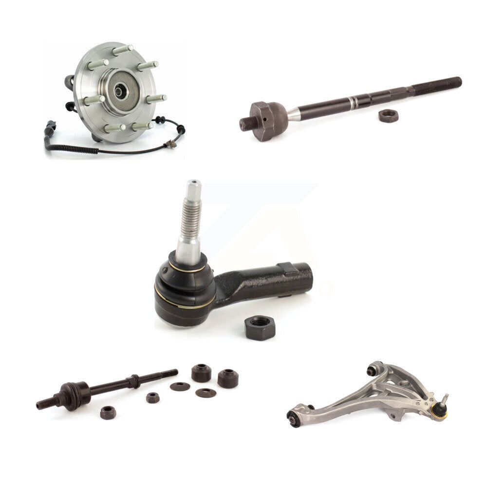Kit de liaison de biellette de direction, roulement avant droit, bras de commande inférieur (5 pièces) pour Ford F-150 4WD