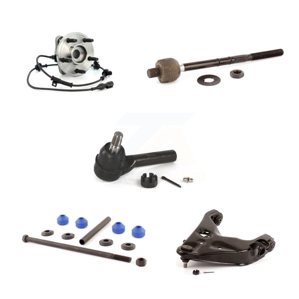 Kit de biellette et de liaison de bras de commande inférieur, roulement avant droit (5 pièces) pour Ford Explore