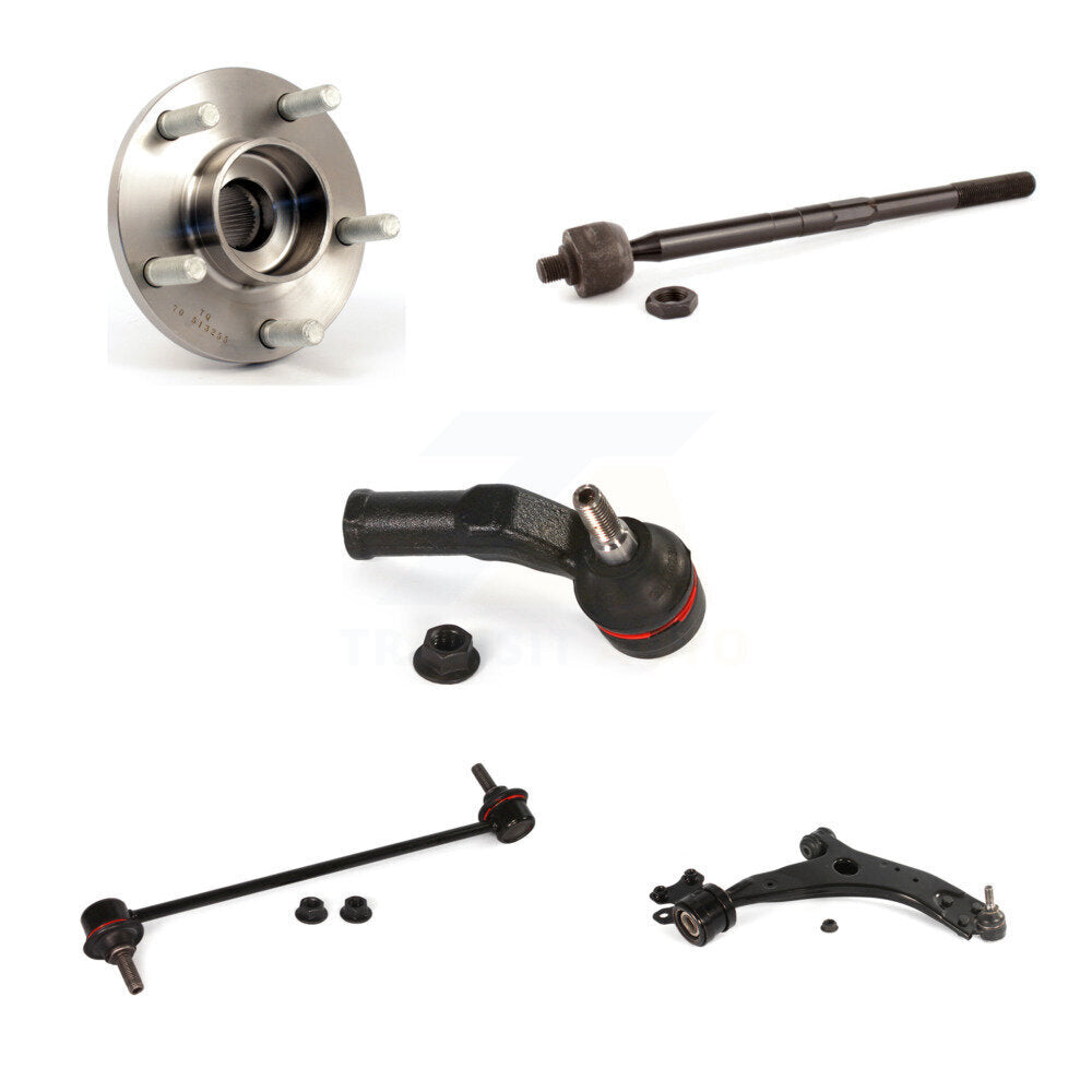 Kit de biellette et de liaison de bras de commande inférieur, roulement avant droit (5 pièces) pour Volvo S40 V5