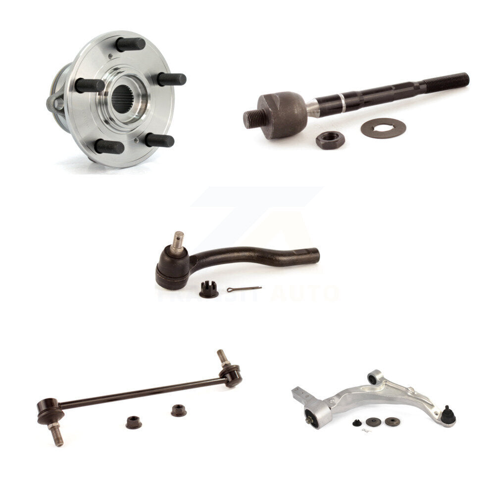 Kit de liaison de biellette de direction de bras de commande inférieur de roulement avant droit (5 pièces) pour Acura MD 07-13