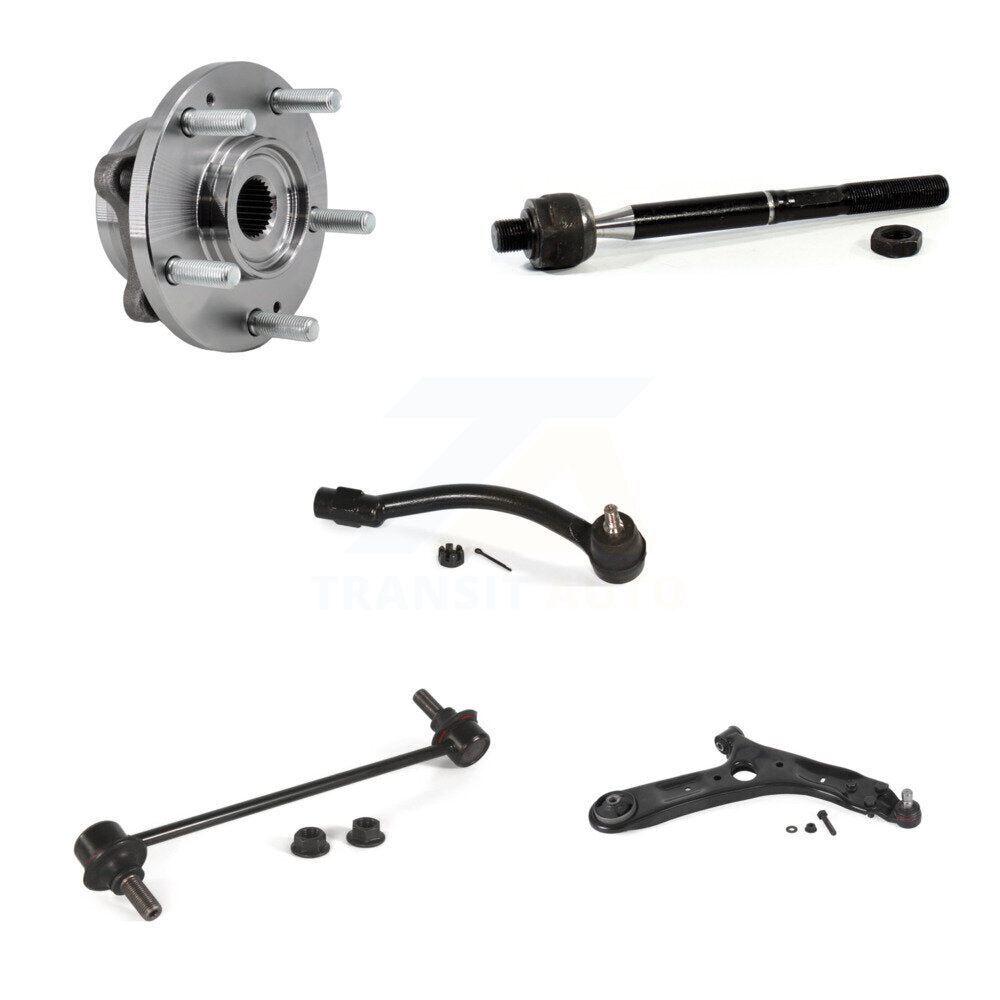 Kit de liaison de biellette de direction de bras de commande inférieur de roulement avant droit (5 pièces) pour Kia Soul 17-19