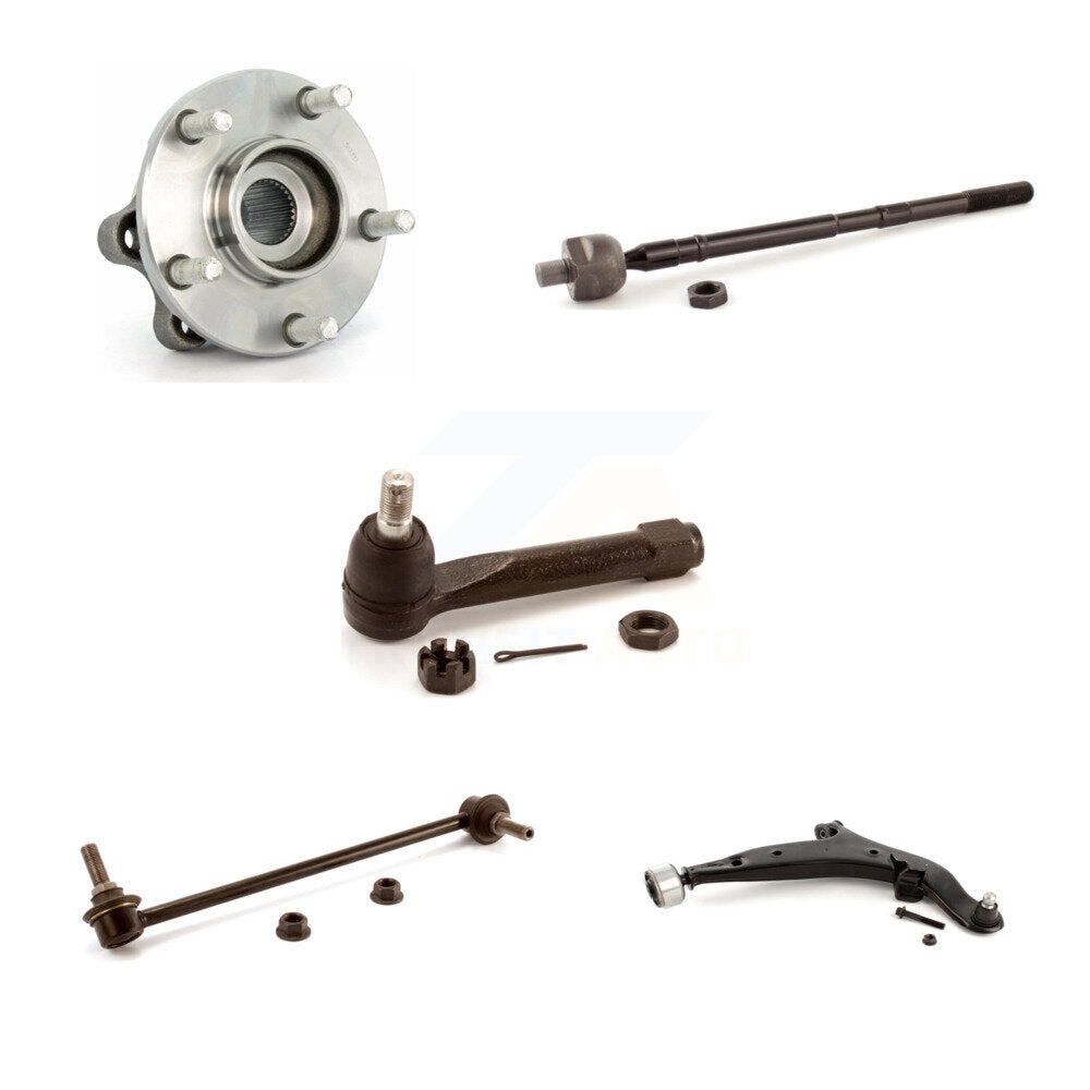Kit de liaison de biellette de direction de bras inférieur de roulement avant droit (5 pièces) pour Nissan Quest 2004 – 2009
