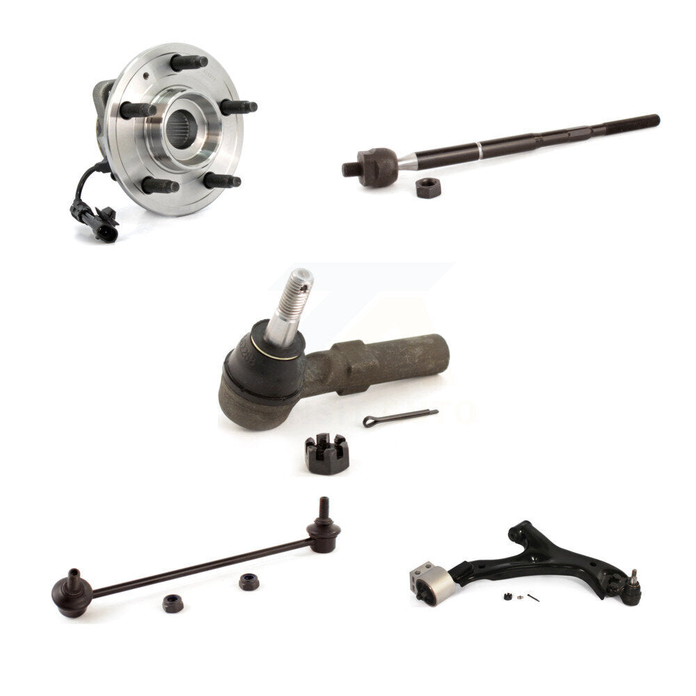 Kit de liaison de biellette de direction de bras inférieur de roulement avant droit (5 pièces) pour Chevrolet Equinox 2007