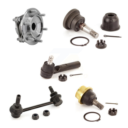Kit de biellette de direction extérieure et de barre stabilisatrice, roulement avant gauche, joint à rotule supérieur et inférieur, pour