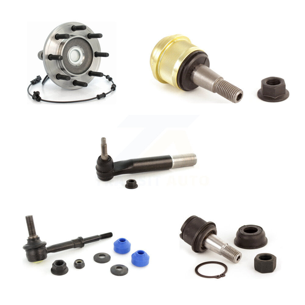 Kit de biellette de direction extérieure et de barre stabilisatrice, roulement avant gauche, joint à rotule supérieur et inférieur, pour