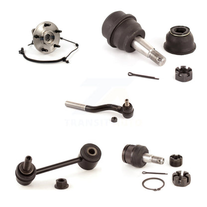 Kit de biellette de direction extérieure et de barre stabilisatrice, roulement avant gauche, joint à rotule supérieur et inférieur, pour