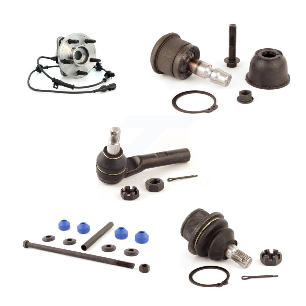 Kit de liaison de biellette de direction extérieure, roulement avant supérieur et inférieur, Joint à rotule extérieur (5 pièces) pour Ford Mazda