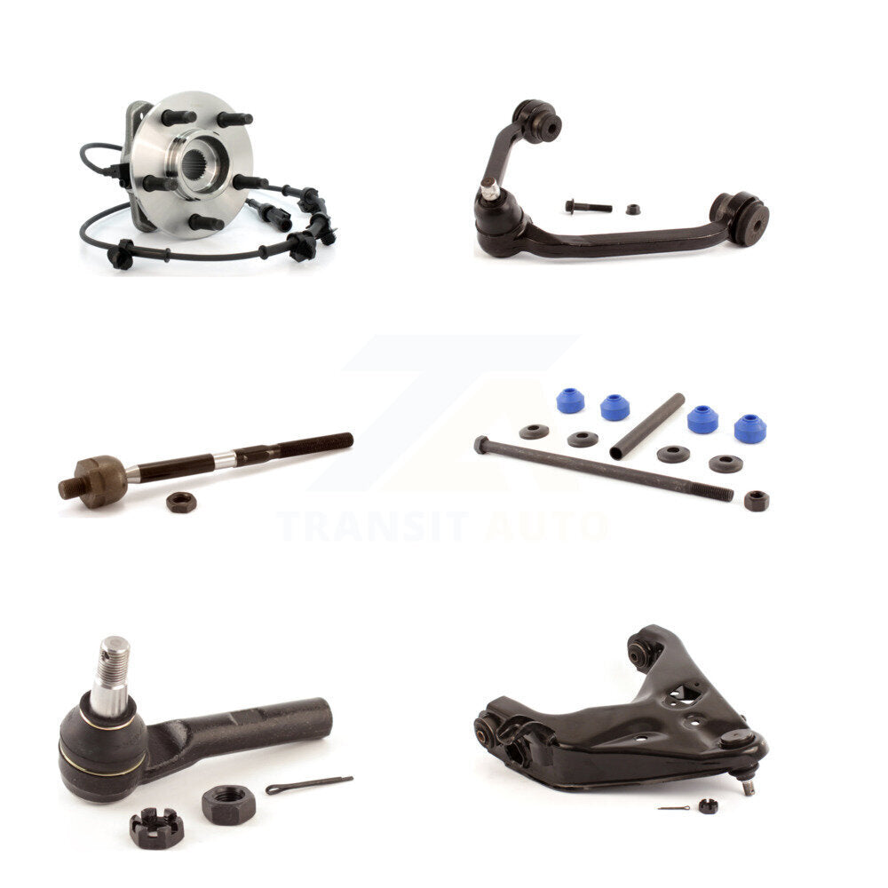 Kit de liaison de biellette de direction, roulement avant gauche, bras supérieur inférieur (6 pièces) pour Ford Ranger Mazda