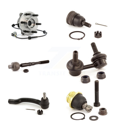 Kit de liaison de biellette de direction, roulement avant gauche, joint à rotule supérieur et inférieur (6 pièces) pour Nissan 4WD