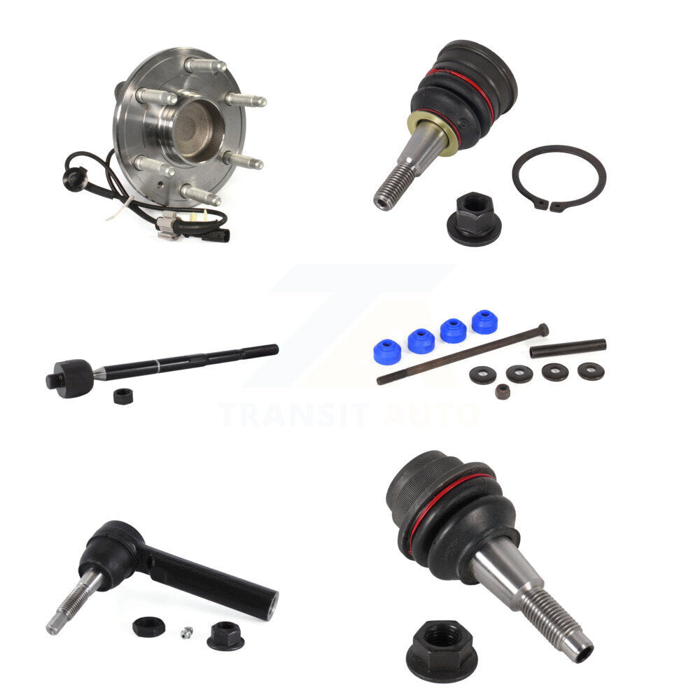 Kit de liaison de biellette de direction, roulement avant supérieur et inférieur (6 pièces) pour Chevrolet GMC X
