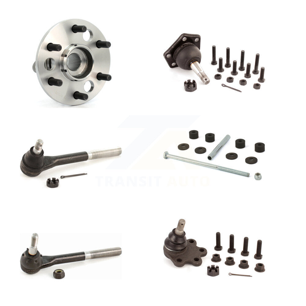 Kit de liaison de biellette de direction, roulement avant supérieur et inférieur (6 pièces) pour Chevrolet K1500