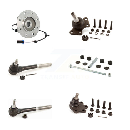 Kit de liaison de biellette de direction, roulement avant supérieur et inférieur (6 pièces) pour Chevrolet K3500