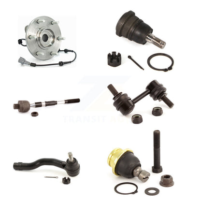 Kit de liaison de biellette de direction, roulement avant gauche, joint à rotule supérieur et inférieur (6 pièces) pour Nissan QX5