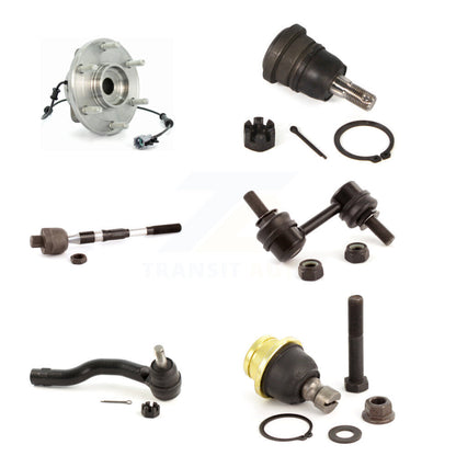 Kit de liaison de biellette de direction, roulement avant gauche, joint à rotule supérieur et inférieur (6 pièces) pour Nissan QX5