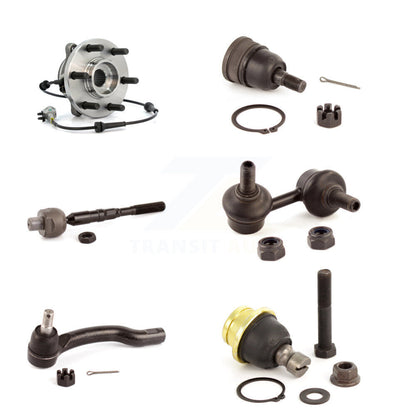 Kit de liaison de biellette de direction, roulement avant droit, joint à rotule supérieur et inférieur (6 pièces) pour Nissan 4W