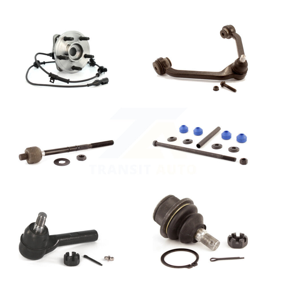 Kit de liaison de biellette de direction, roulement avant droit, bras de commande supérieur, rotule inférieure, pour