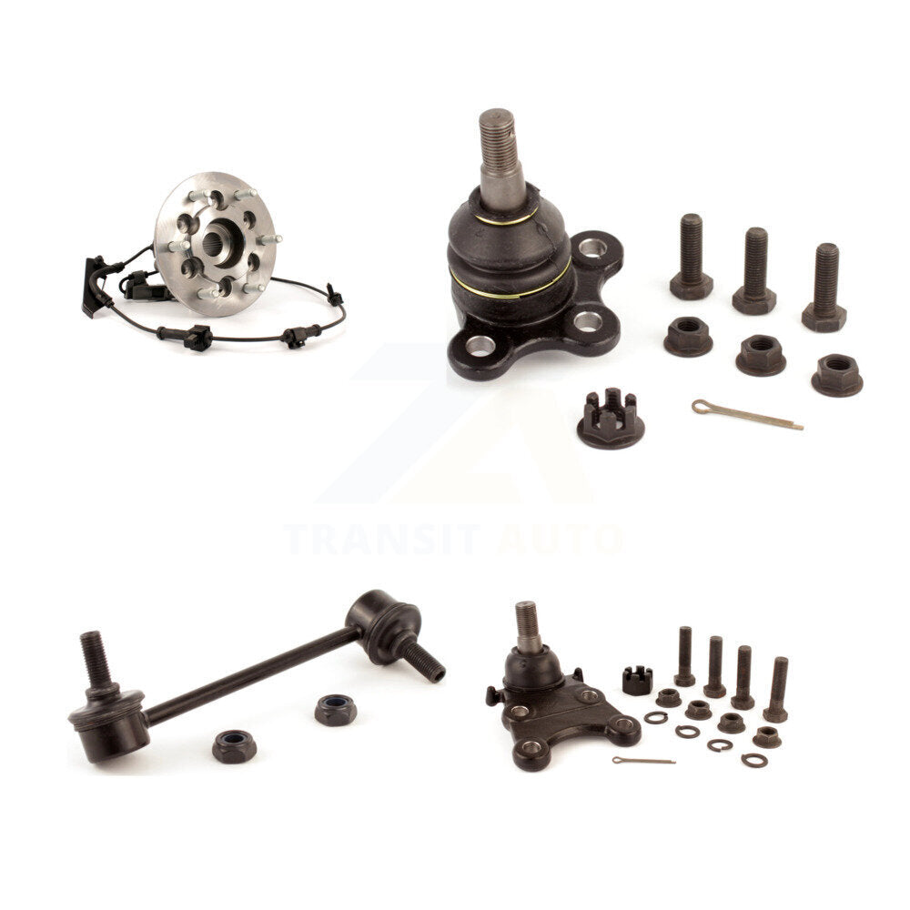 Kit de rotule et de liaison supérieure et inférieure, roulement avant gauche, pour Chevrolet Colorado GMC