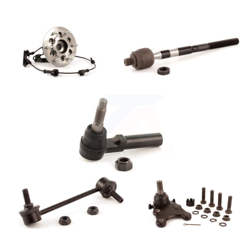 Kit de liaison de biellette de direction, roulement avant gauche, Joint à rotule inférieur (5 pièces) pour Chevrolet GMC 4W