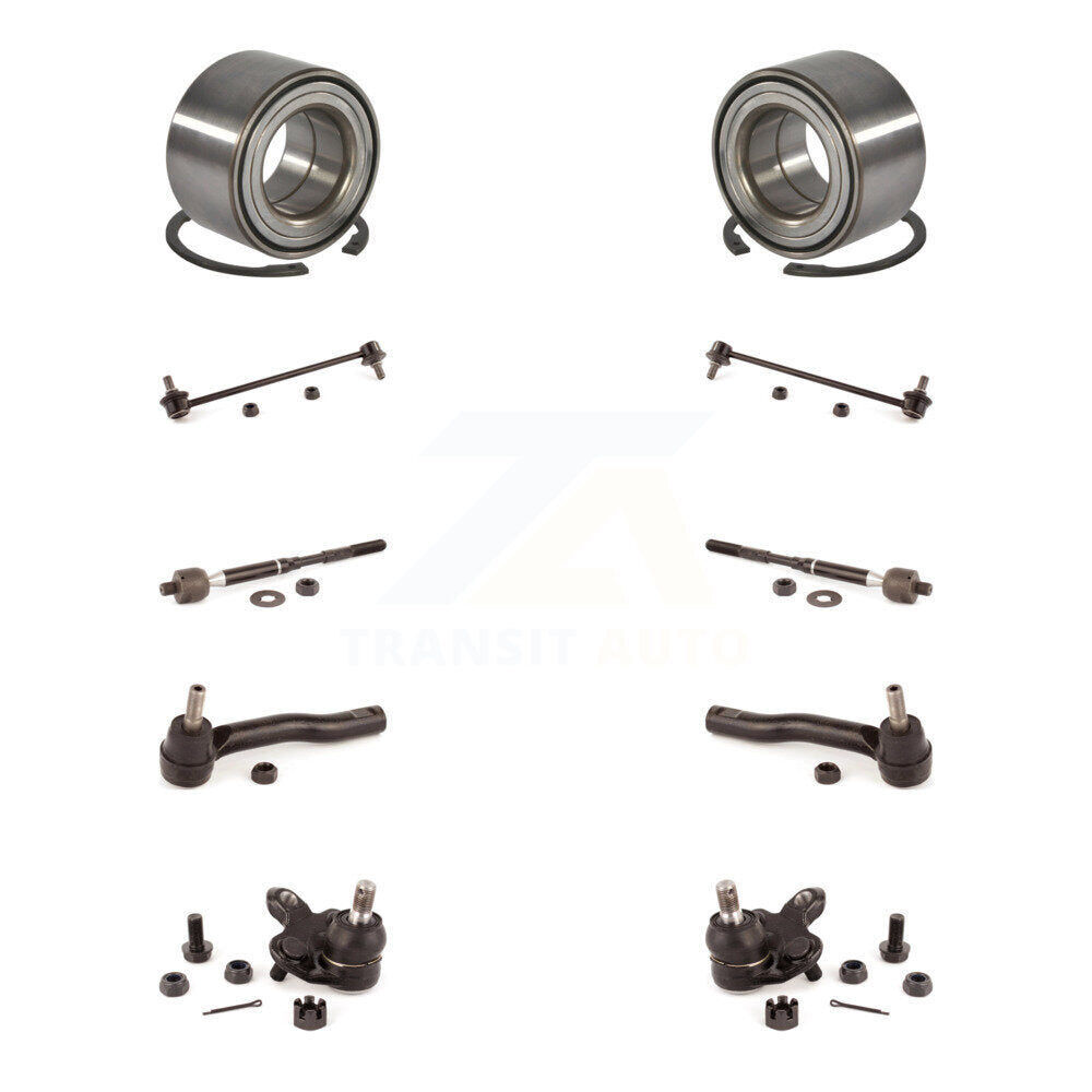 Kit de biellette de direction intérieure et extérieure de rotule inférieure de roulement avant pour Toyota Coroll