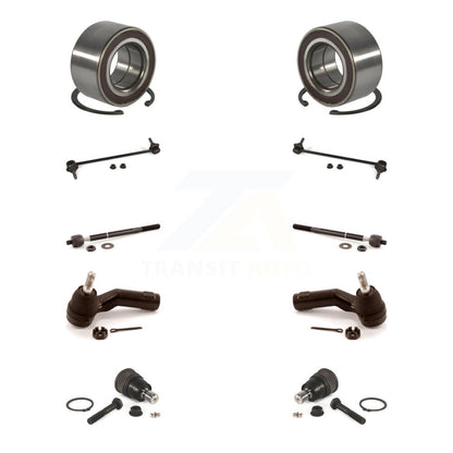 Kit de biellette de direction et de liaison intérieure extérieure de rotule inférieure de roulement avant (10 pièces) pour Mazda