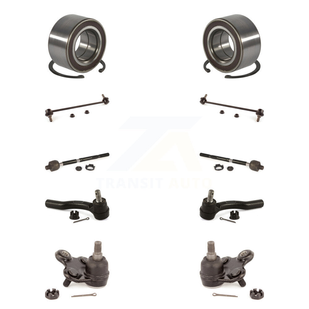 Kit de liaison de biellette de direction intérieure et extérieure, roulement avant, Joint à rotule inférieur, pour Honda CR-12-16