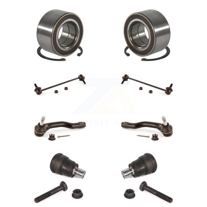Kit de biellette de direction et de liaison extérieure de rotule inférieure de roulement avant (8 pièces) pour Mazda 2 11-14
