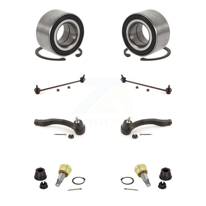Kit de liaison de biellette de direction extérieure, roulement de roue avant, Joint à rotule inférieur (8 pièces) pour Honda Fit