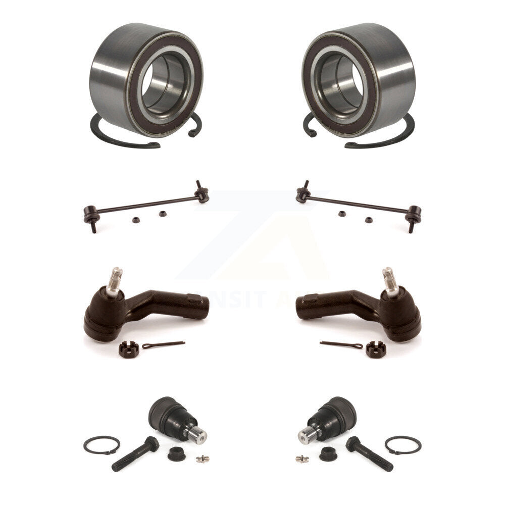 Kit de biellette de direction et de liaison extérieure de rotule inférieure de roulement avant (8 pièces) pour Mazda 3 Sport