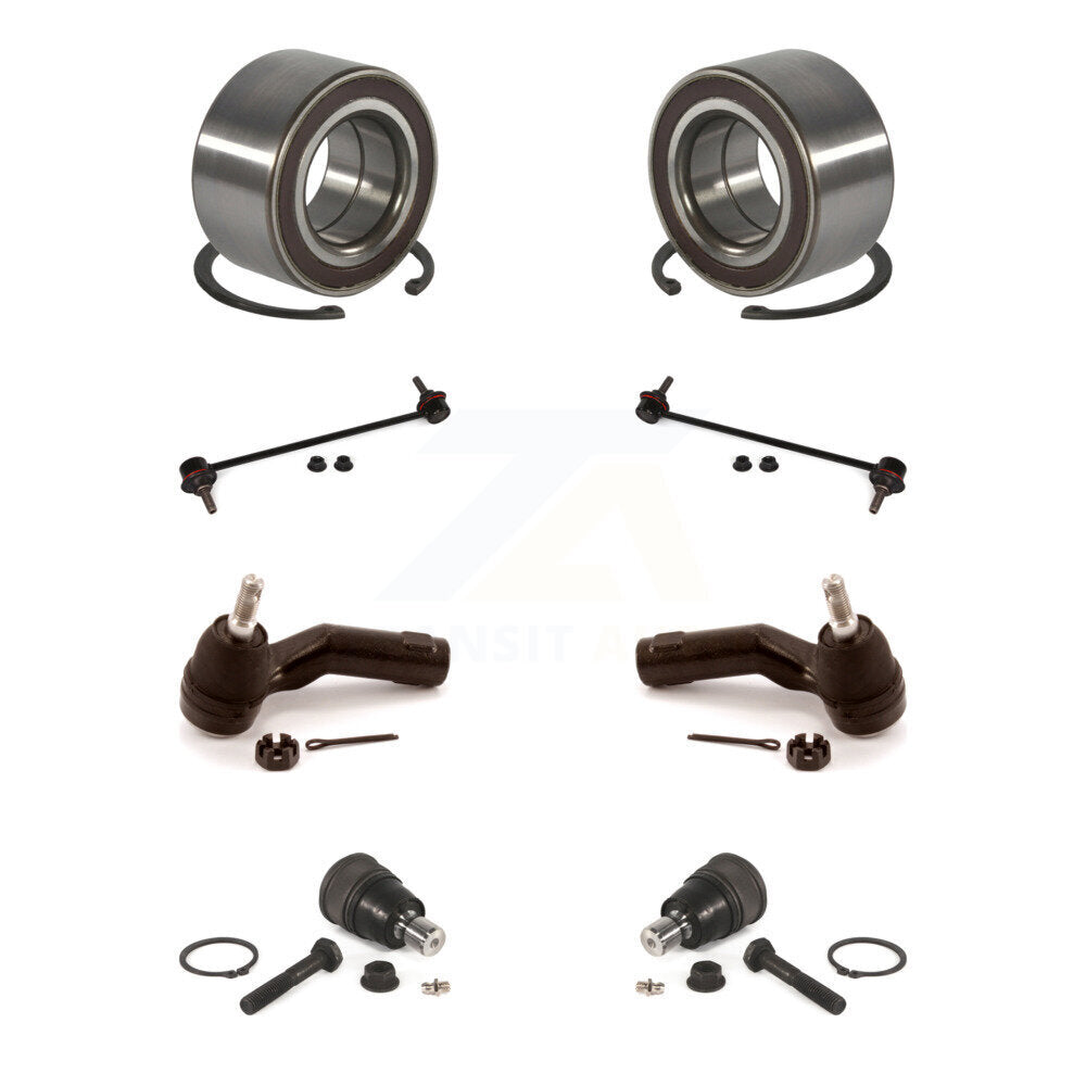 Kit de biellette de direction et de liaison extérieure de rotule inférieure de roulement avant (8 pièces) pour Mazda 3 Sport