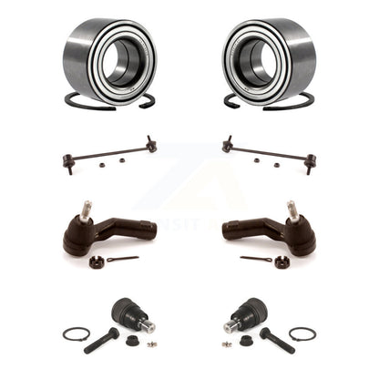 Kit de liaison de barre stabilisatrice de biellette de direction extérieure de rotule inférieure de roulement avant (8 pièces) pour Mazda