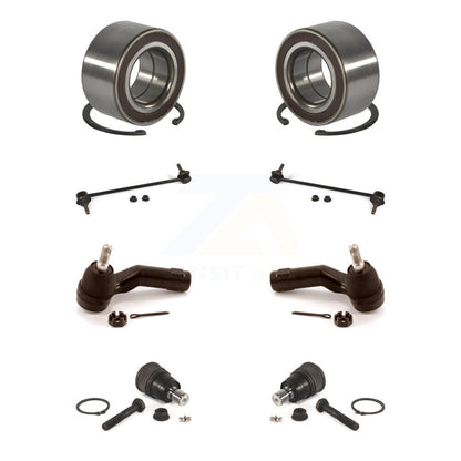 Kit de liaison de barre stabilisatrice de biellette de direction extérieure de rotule inférieure de roulement avant (8 pièces) pour Mazda