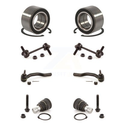 Kit de biellette de direction et de liaison extérieure de rotule inférieure de roulement avant (8 pièces) pour Ford Edge MKX