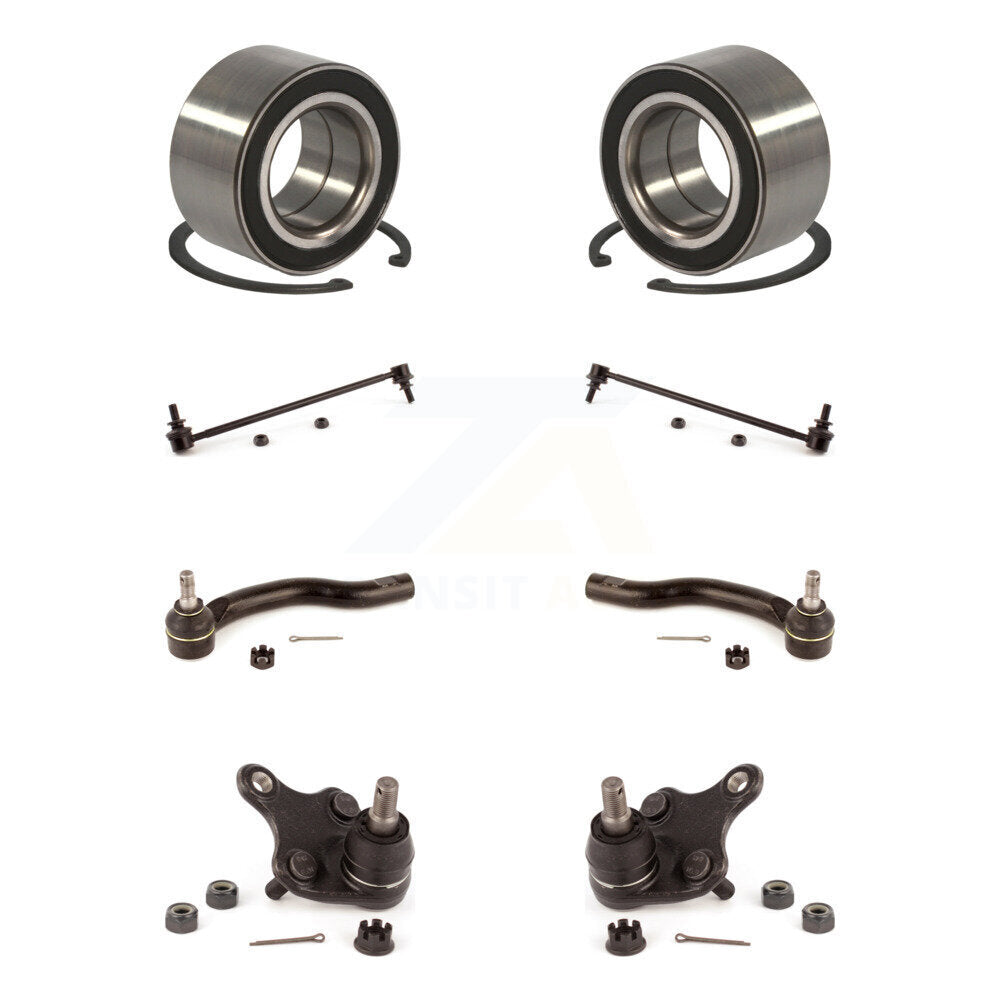 Kit de liaison de biellette de direction extérieure de rotule inférieure de roulement avant (8 pièces) pour 10 Lexus HS250h