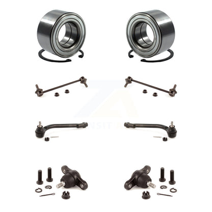 Kit de liaison de biellette de direction extérieure de rotule inférieure de roulement avant (8 pièces) pour Hyundai Elantra