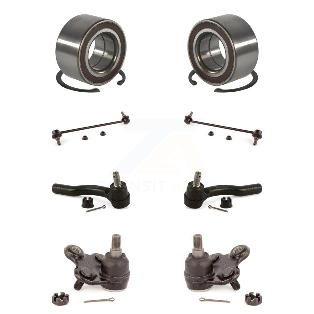 Kit de liaison de biellette de direction extérieure de rotule inférieure de roulement avant (8 pièces) pour Honda CR-12-16