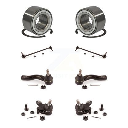 Kit de liaison d'extrémité de biellette de direction extérieure de rotule inférieure de roulement avant (8 pièces) pour Toyota RAV4