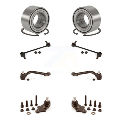Kit de biellette de direction et de liaison extérieure de rotule inférieure de roulement avant (8 pièces) pour Hyundai Sonat