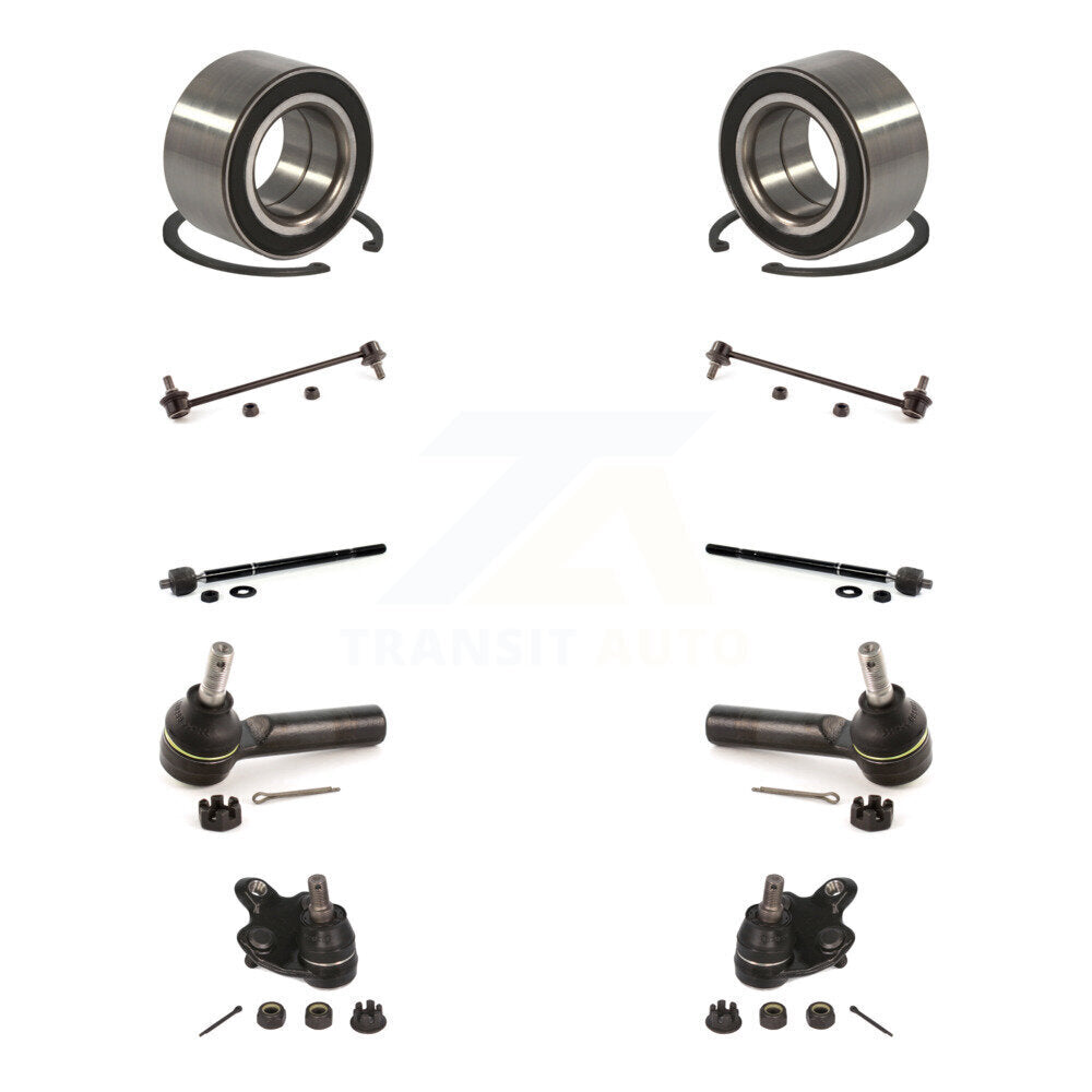Kit de biellette de direction intérieure et extérieure de rotule inférieure de roulement avant pour Toyota Matrix