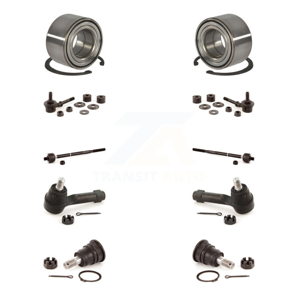 Kit de biellette de direction intérieure et extérieure de rotule inférieure de roulement avant pour Nissan Sentra