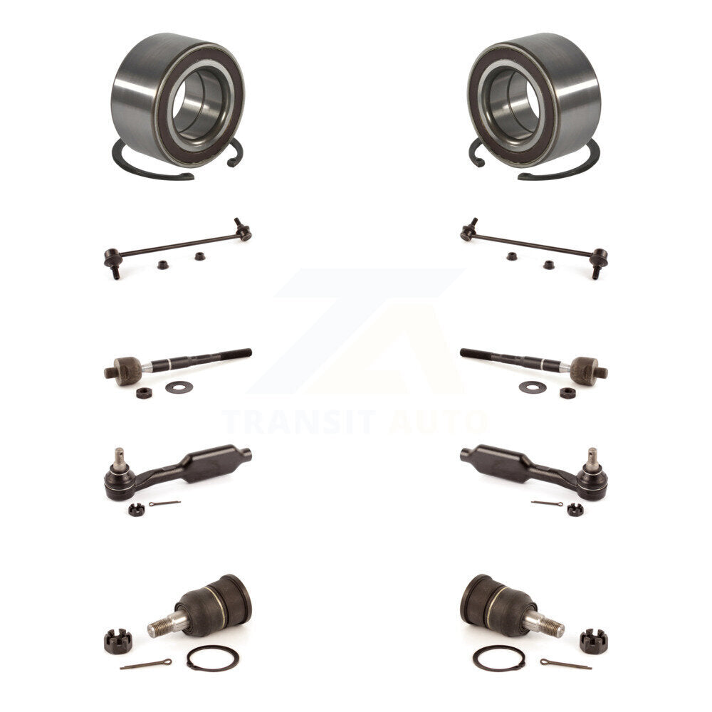 Kit de biellette de direction et de liaison intérieure extérieure de rotule inférieure de roulement avant pour Honda Odyssey