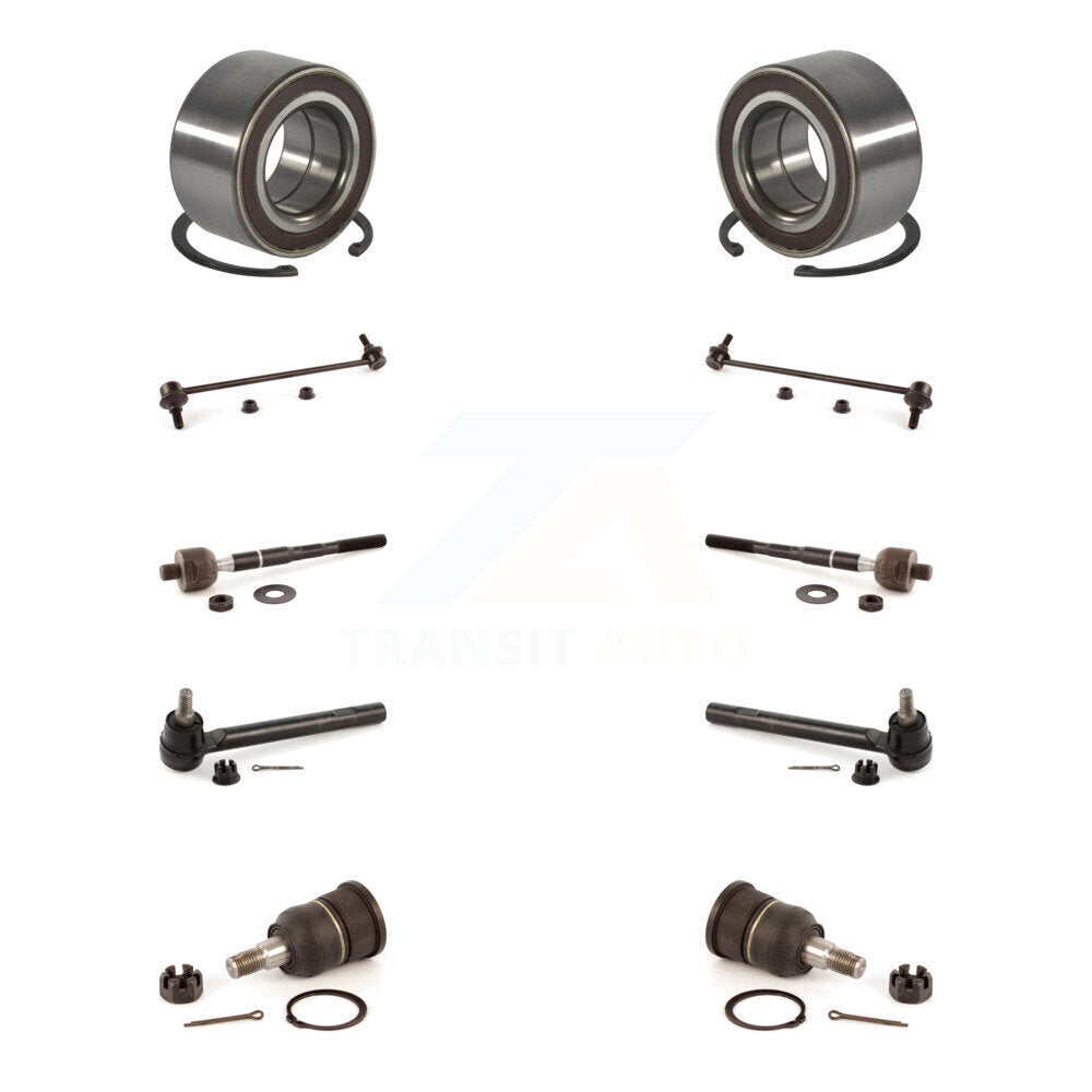 Kit de biellette de direction et de liaison intérieure extérieure de rotule inférieure de roulement avant pour Honda Odyssey