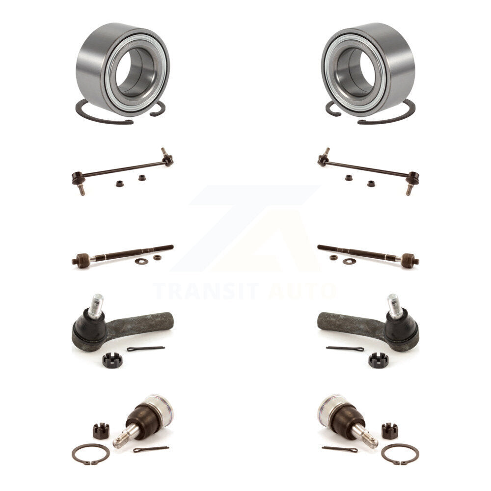 Kit de biellette de direction et de liaison intérieure extérieure de rotule inférieure de roulement avant pour Honda Odyssey