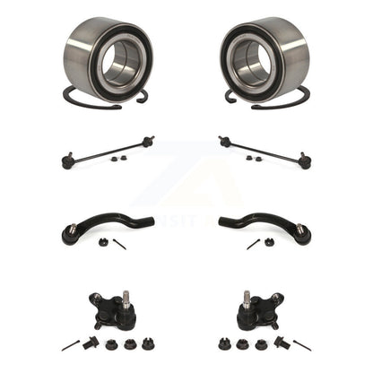 Kit de liaison de biellette de direction extérieure de rotule inférieure de roulement avant (8 pièces) pour Honda Civic ILX