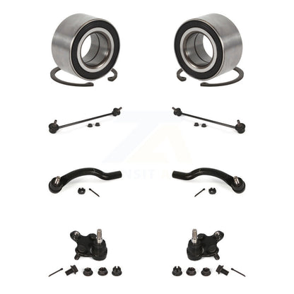 Kit de liaison de biellette de direction extérieure de rotule inférieure de roulement avant (8 pièces) pour Honda Civic ILX