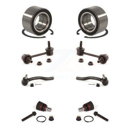 Kit de liaison de biellette de direction extérieure de rotule inférieure de roulement avant (8 pièces) pour Mazda CX-07-12